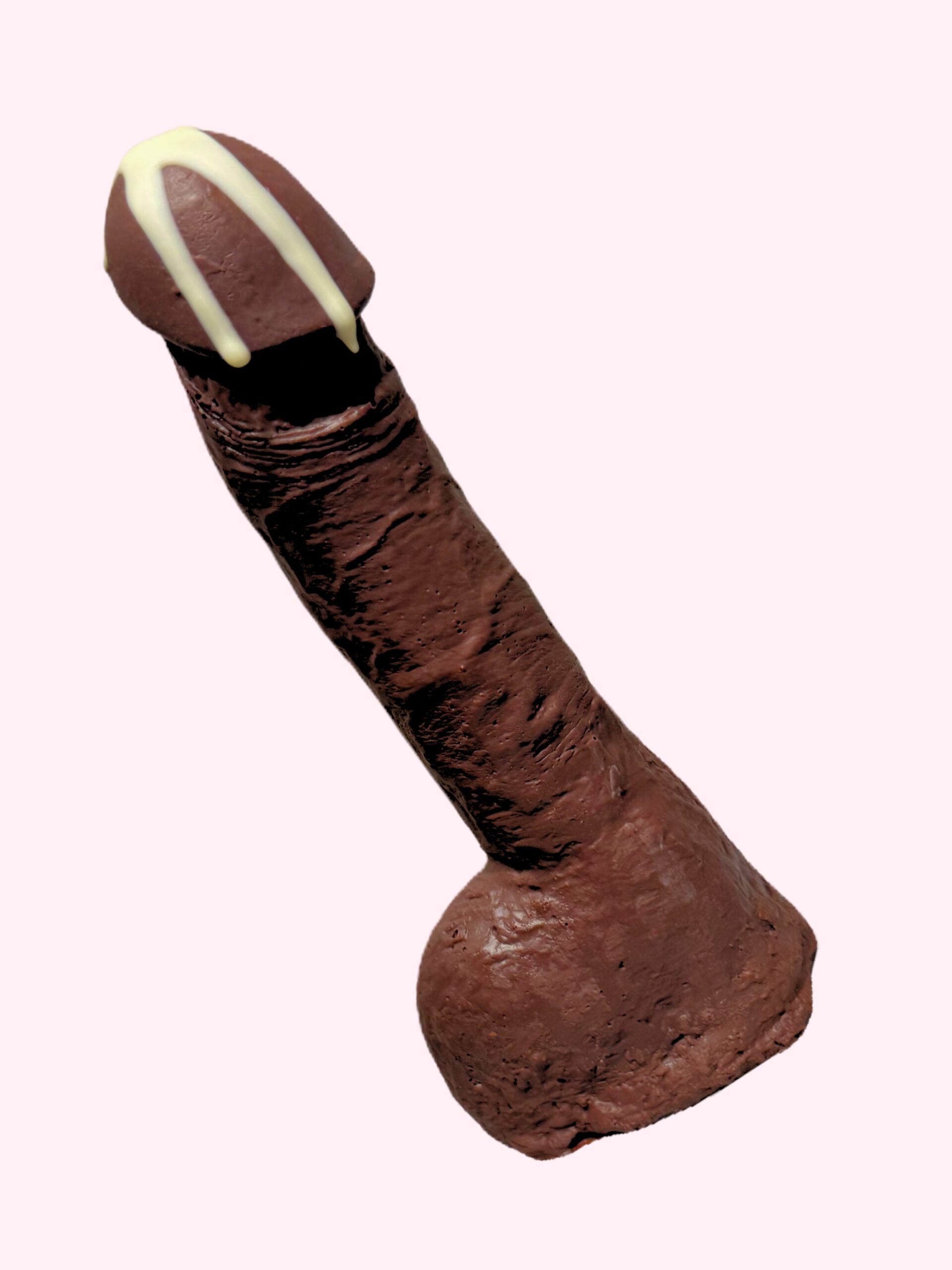 Milk chocolate novelty gift, product shot with dripping